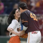 山谷花純が可愛すぎる始球式!