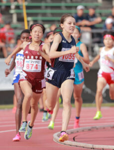 ドルーリー朱瑛里、1500mで銅メダル獲得!高1新記録も「悔しさの方が少し大きい」