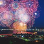 【猪名川花火大会】4000発の花火が伊丹空港滑走路と夜景を競演！兵庫県での壮大な夜空のショー！