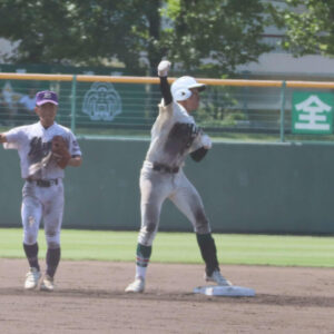 市和歌山・大江陸斗、感謝の気持ちをOBロッテ松川に伝える「いい姿見せられたかな」