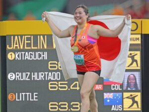 「北口榛花が金メダル獲得!世界陸上女子やり投げで初優勝!」
