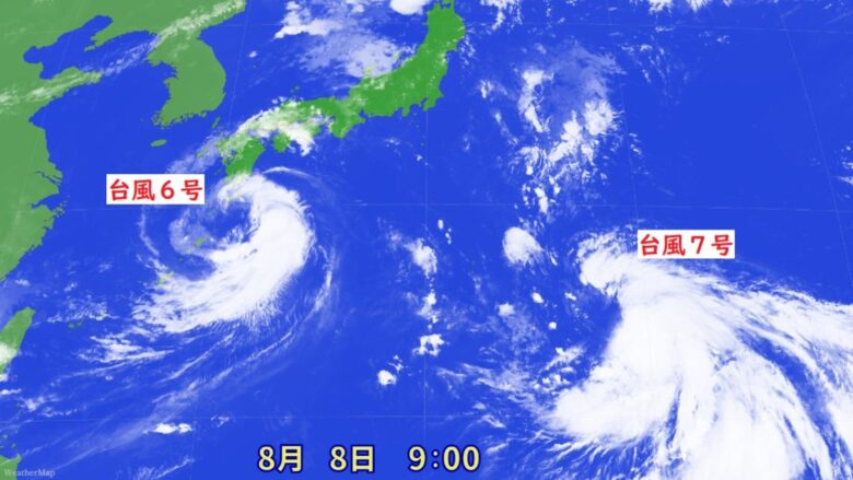 お盆直撃 台風7号は本州上陸恐れ？！