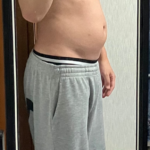 【画像7枚】腹が出てるワイ、1ヶ月筋トレと有酸素運動した結果ｗｗｗｗｗｗｗｗｗ