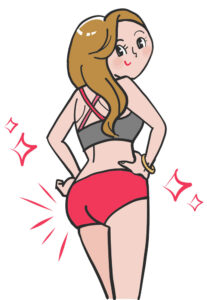 【画像】女子のお尻と太ももの合流地点ってえっとだよね