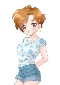 【画像】井手上漠くん、ホットパンツが短すぎて股から中身が見えそう