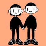 【画像】富裕層カップルワイ、彼女とハイブラ靴でお揃いコーデするwwwwwww