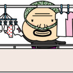 【画像】下着泥棒さん、家に設置された「忍び返し」に引っかかって大量出血、逮捕されるww