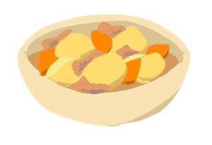 【画像】隣の女「すみませんガチで肉じゃが作りすぎちゃって...」