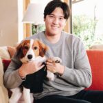【画像】大谷翔平さん、愛犬とのツーショットはこちら！