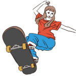 【動画】まんさん「スケボー乗ってみたwww」