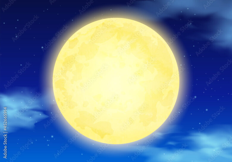 【画像】この満月、デカすぎるよね！？