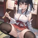 【妄想】巨乳巫女さん「おっぱいおみくじ引いてって〜♡」ｼﾞｬﾗｼﾞｬﾗ