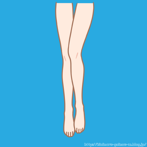 ［画像］女の子ってこんくらいの足の太さが理想じゃね