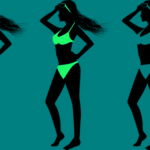 【画像】こちらの水着女性、イケるよね！？