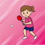 【画像】美人卓球選手さん、横顔をこれでもかというほどアピールしてしまう