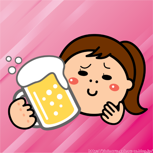 ビール女性