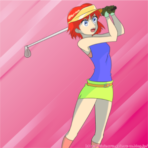 牧野真莉愛の黒タイツゴルフフェア姿が水着よりエロいwwwwwwwwwwwwwwwwwwwwwwwwwwwwwwwww