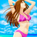 【画像】こういうビキニって少し動いただけでズレそう・・