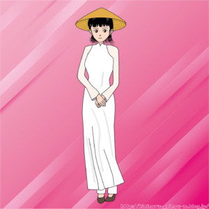 【画像】アオザイってこんなに透けるもんなの？