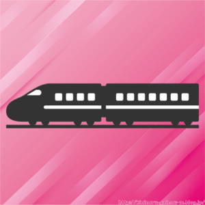 新幹線の隣席の巨乳