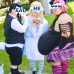 【画像】巨乳女がハロウィンコスしてみるわw