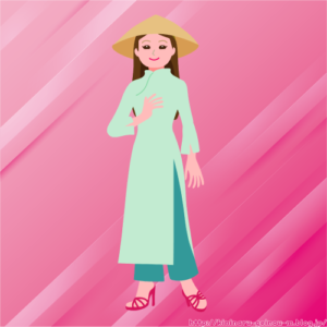 【画像】アオザイのアオ、パンティの色だった