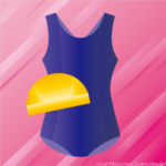 【画像】爆乳ギャルのスク水ww