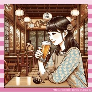 大原優乃、日高屋で1人昼飲みをしてしまう…