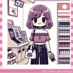 【動画】コンビニで下乳出しながら買い物する女の子www