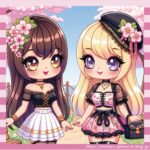 【画像】地雷系JK ✕ ギャル系JK