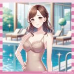 【gif】ラウンドガールさん、突然の出来事にビックリ