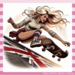 【画像】イギリスの15歳スケボー選手が可愛い件