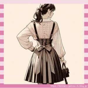 【画像なし】JKさん、ディズニーのパンティで盛大にパンチラ