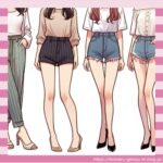 【画像】女の子「どのムチムチ具合の脚が好き？」