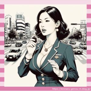 【画像】交通整理の女の子、暑さのあまり路上で脱いでしまう