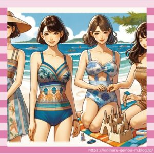 【画像】JK「女子4人だけでプールに来た!」 パシャッ