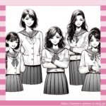 【画像】JKの集団さん、白昼堂々むちむちの太ももをさらけ出す