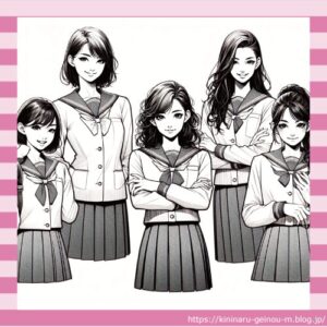 【画像】JKの集団さん、白昼堂々むちむちの太ももをさらけ出す