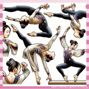 【画像】体操女子団体の決めポーズ、別アングル😁😁😁😁