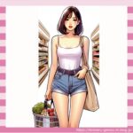 【画像】エッチなカッコで買い物するお姉さんwwwwwwwwwwwwwwwwwwwwwwww