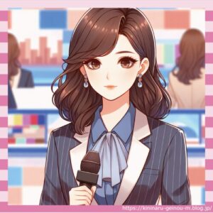 【画像】生放送中に女子アナがパンチラ