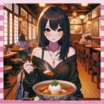 【画像】JKさん、とんでもないカレーの食べ方をしてしまう