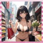 【動画】ショッピングモールをドスケベな服装で歩き回る美女さんwww
