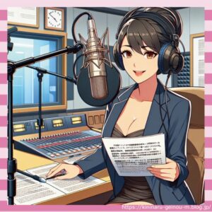 【gif】人気女子アナさん、うっかり胸チラしてしまう