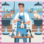 【画像】ペットサロンの店員さん、とんでもない態度で犬に接してしまう