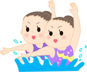 【動画】最近のシンクロナイズドスイミングの水着、セクシーすぎるわ!