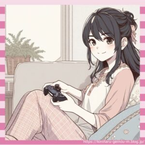 【画像】ゲームに集中しすぎて色々見えちゃってる女の子wwwwwwwwwwww