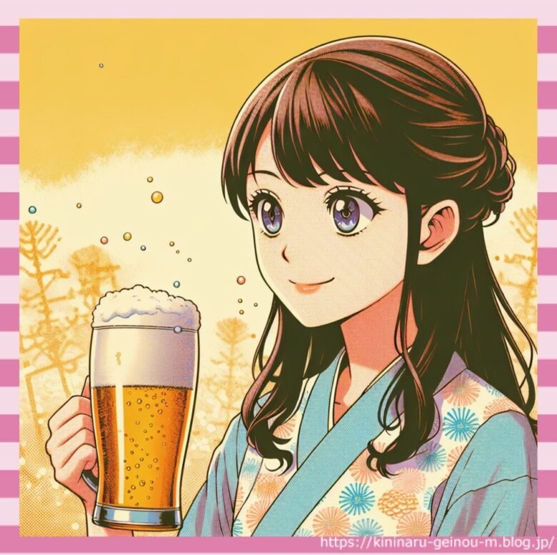 【画像】｢小胸｣がビール一気飲みしててワロタ