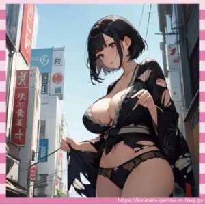 【悲報】爆乳女さん、胸が大きすぎて服が破ける