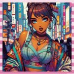 【画像】何番の黒ギャルの蛍光パンツに出したい？